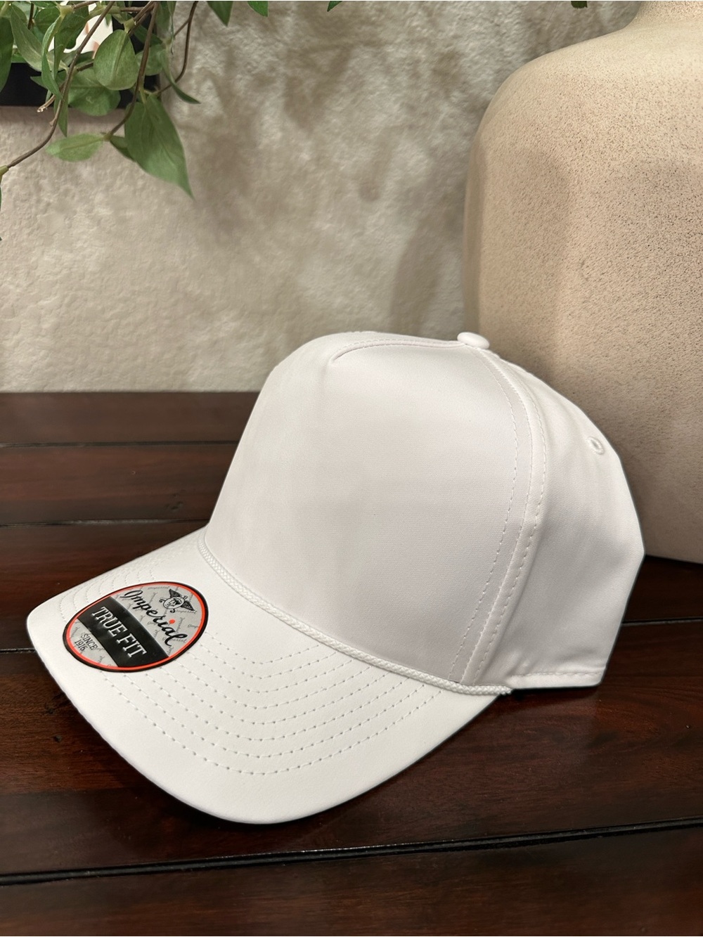 Classic White Baseball Cap - Structured Everyday Hat